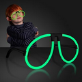 Blank Green Glow Neon Glasses